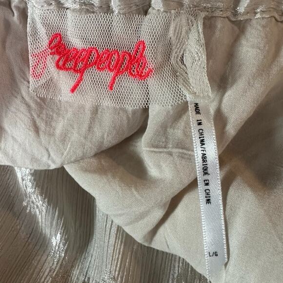 Free People Dainty Ethereal Fairy Cha Cha Maxi Dress in Ivory Cream Size Large - Picture 13 of 16